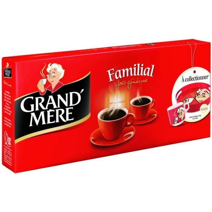 café familial goût généreux 1kg Café Grand' Mère