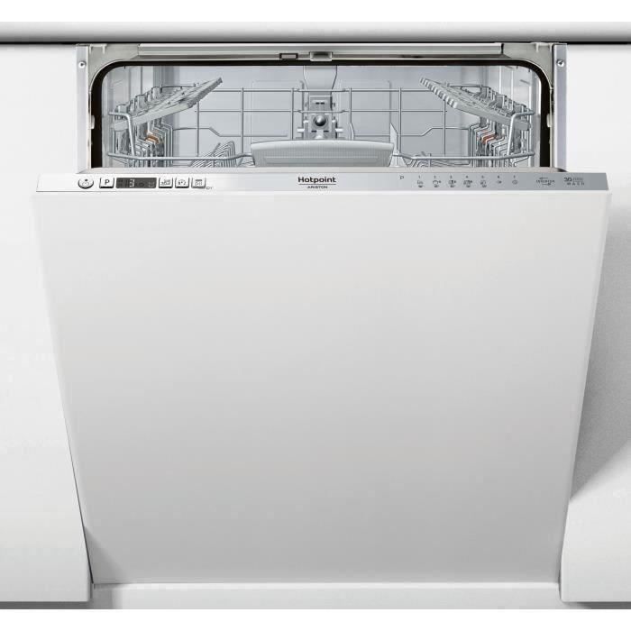 Lave-vaisselle tout intégrable HOTPOINT HI5030W - 14 couverts - L60cm - 43 dB