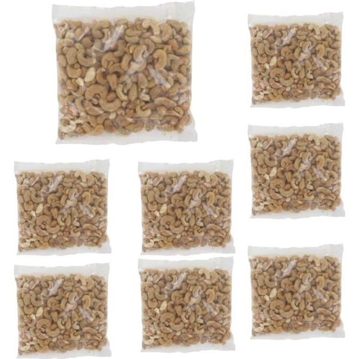 [Lot de 8] Noix de cajou grillées salées - 400g