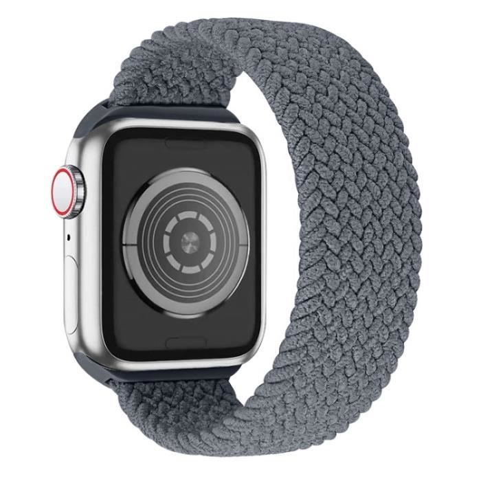Étanche Bande Sports Sangle Pour Apple Watch Series 7 45Mm-6-5-4-Se 44Mm-3-2-1 42Mm - Gris Sidéral