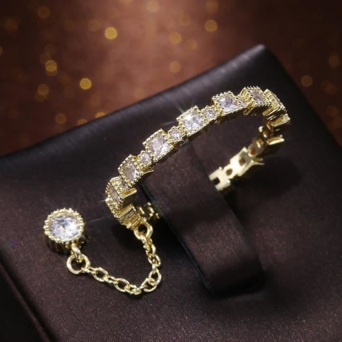Naturel Si Blanc Diamant Anneau Anniversaire Cadeau De Fiançailles De Mariée Bijoux De Mariage Anneaux Femmes Dames