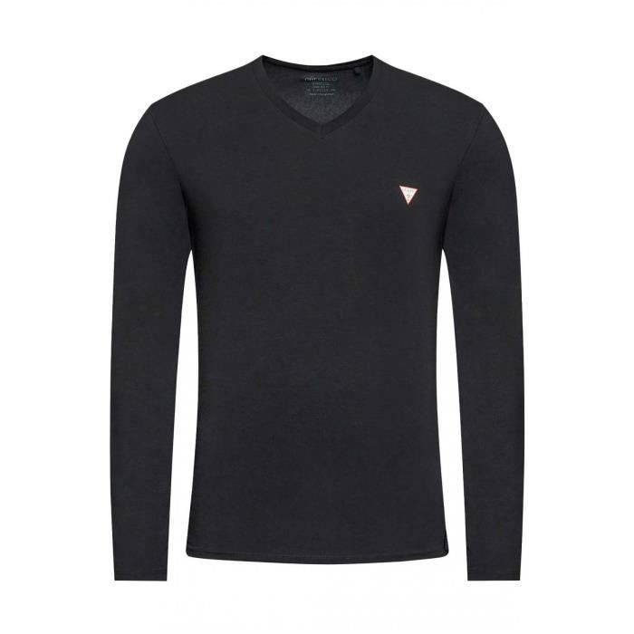 T shirt manches longues en coton - Guess jeans - Homme
