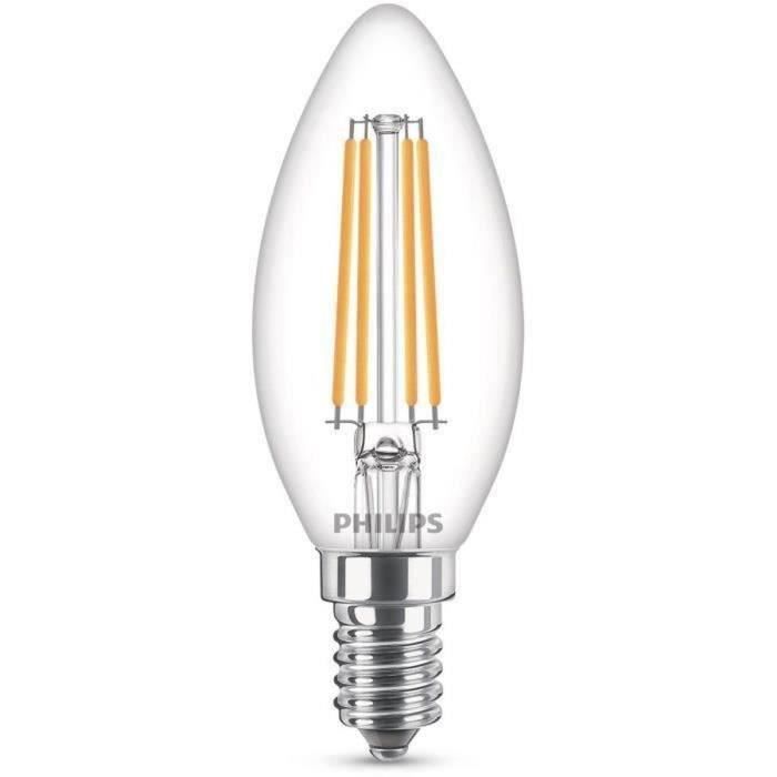 Philips Ampoule LED Equivalent 60W E14 Blanc froid Non dimmable