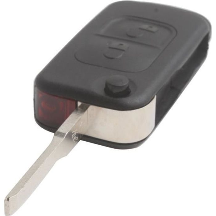 Cle plip pour mercedes benz ml c cl s sl sel e a g w classe 2 bouton lame sans rainures coque telecommande @pro-plip