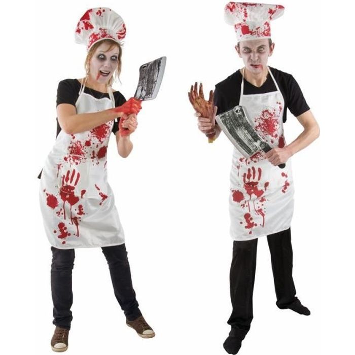 P'TIT Clown re13521 - Costume adulte cuisinier san