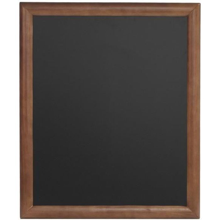 Ardoises murales noires pour cafés et restaurants encadrement bois coloris wenge 60*80cm