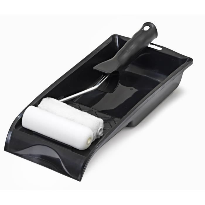 Kit Mini Rouleaux et bac a Peinture Stanley - Pour Peinture a Eau et Laque