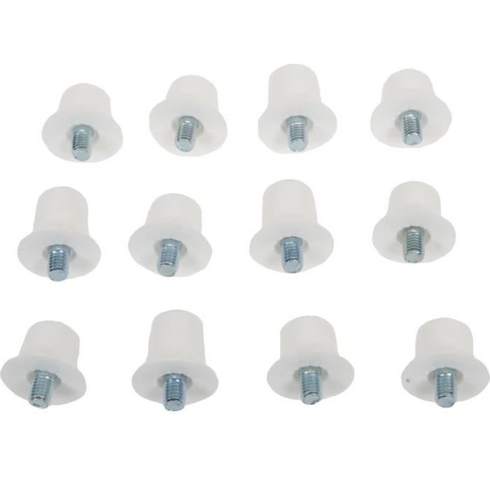 Crampons football nylon Crampons blanc 13/16mm