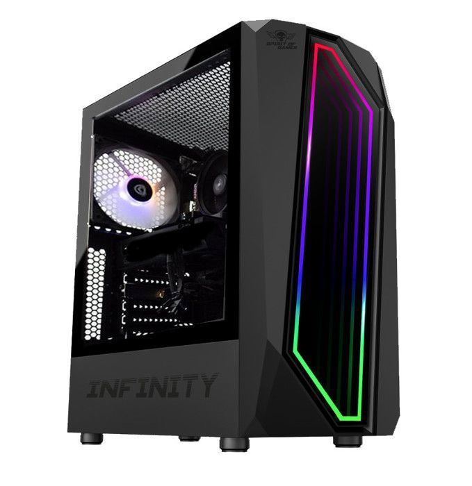 PC de bureau – Infinity Dark – Ryzen 5 – 16 Go RAM – 1 To SSD – Windows 11 Pro