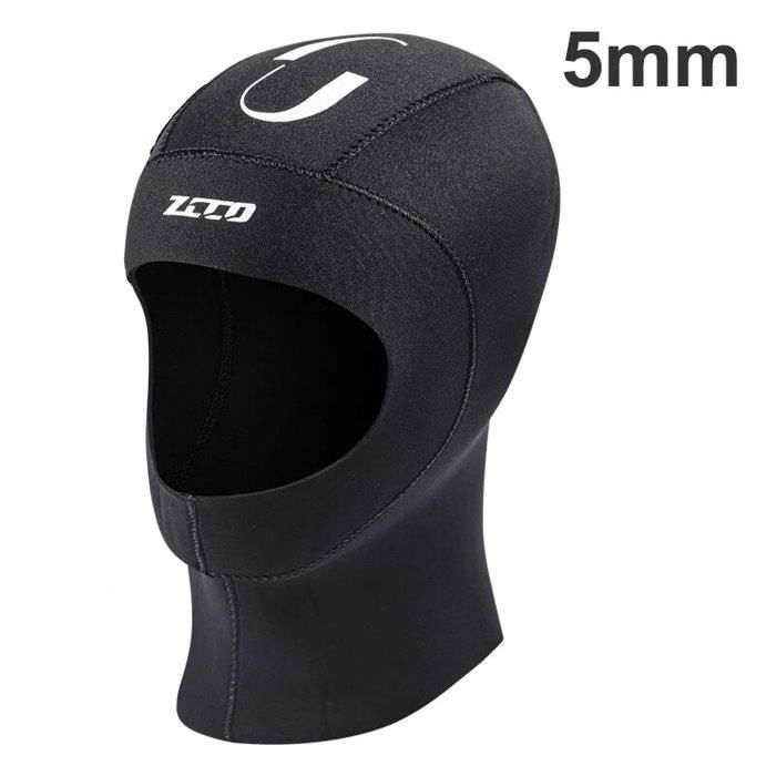 Cagoule De Plongée En Néoprène 2 Mm - Col Allongé Pour Plus De Chaleur - Taille Unique Adulte - Activités Nautiques