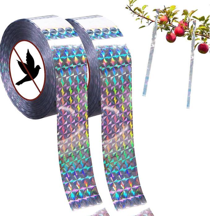 Spirales Anti-oiseaux Réfléchissantes – Lot De 6 – Répulsif Naturel Pour Jardin, Balcon, Voiture