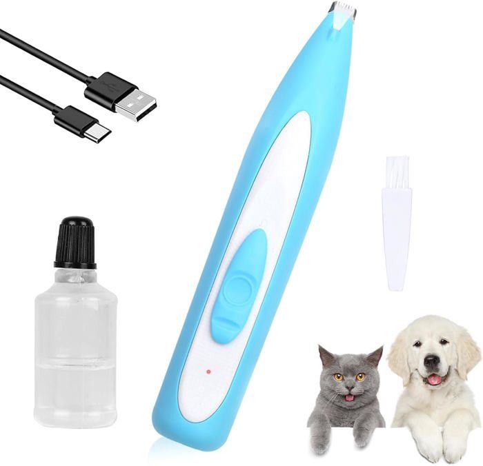Comparer les prix de Tondeuse pour Chien Tondeuse Faible bruit Tondeuse Chien Poil Tondeuse Électrique avec LED pour pattes,yeux,oreilles,visage,croupe