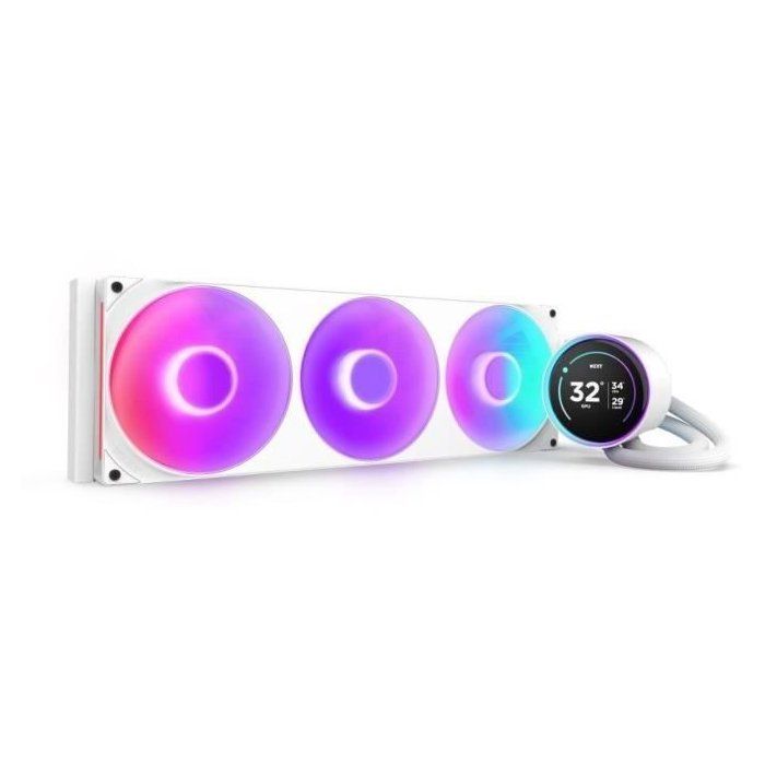 NZXT Kraken Elite 420 RGB Processeur Refroidisseur de liquide tout en un 14 cm 1 pièce Neuf - vue 5