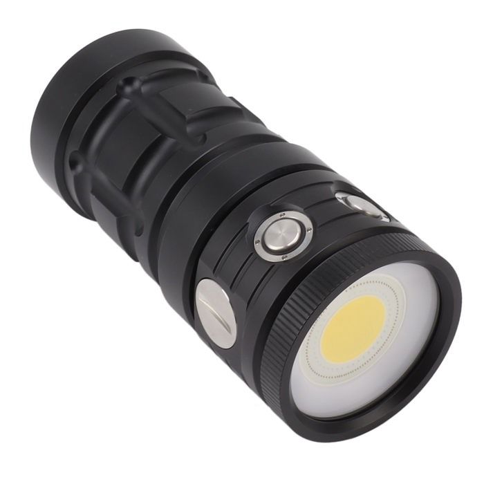 OMABETA Torche de plongée LED OMABETA Lampe de poche de plongée Lampe torche de plongée à LED 18000LM IPX8 étanche bricolage poche