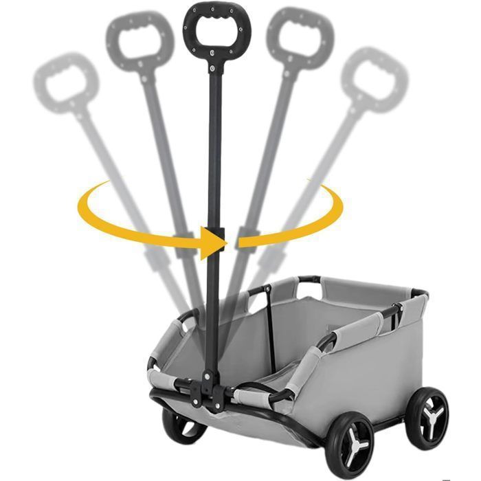 Meilleurs prix pour Poussette pour Petit Chien  Chariot pour Animaux de Compagnie Roulant pour Chat  Chariot Pliable léger à 4 Roues pour Chien