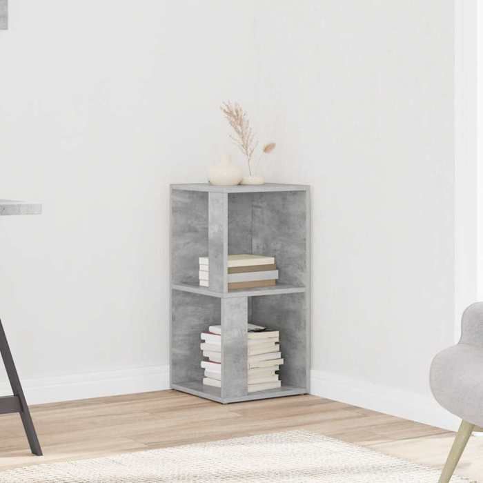 Seasonal SaleArmoire dangle 1PC - SWEETY - Support/Cabinet rangement - Dessus robuste - Gris béton 33x33x67cm - bois dingénieri