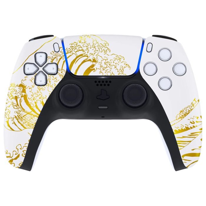 Manette Clever White Kanagawa Wave (compatible PS5)