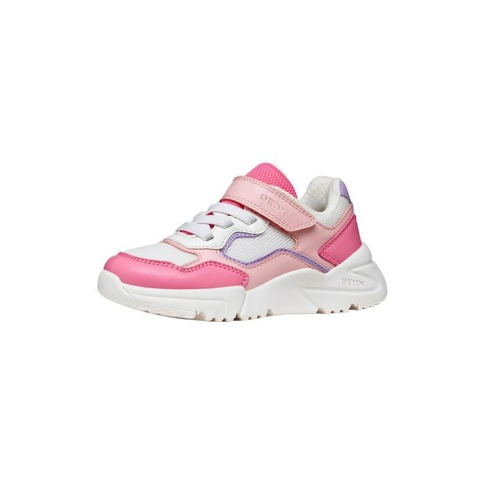 Geox Basket à Lacets Geox  J Loftus - Salmon - Blanc