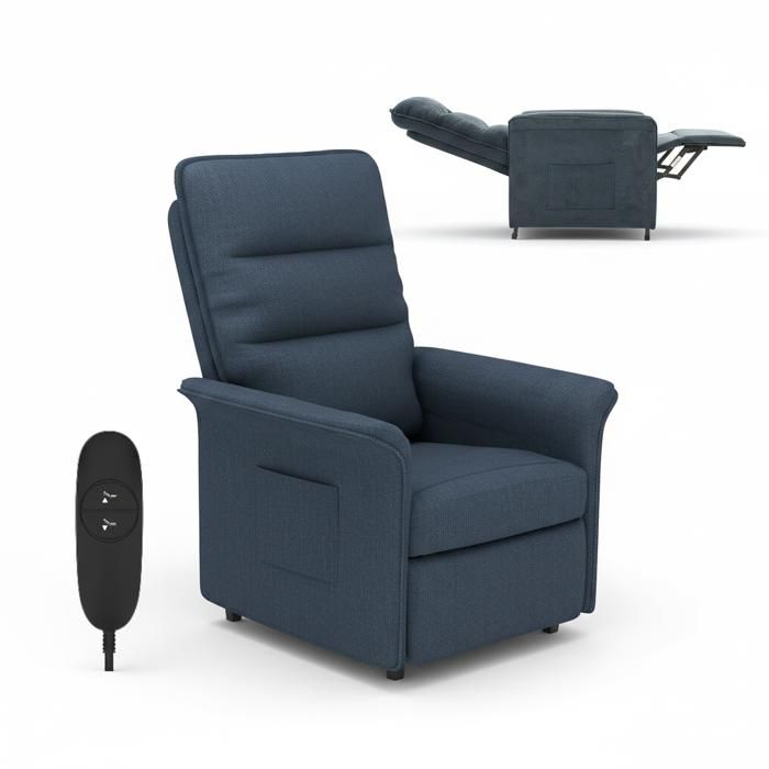 FlexiSpot Fauteuil Relax Électrique Fauteuil Inclinable avec Dossier Réglable 105°-155° Fauteuil TV de relaxion Gris Fumé