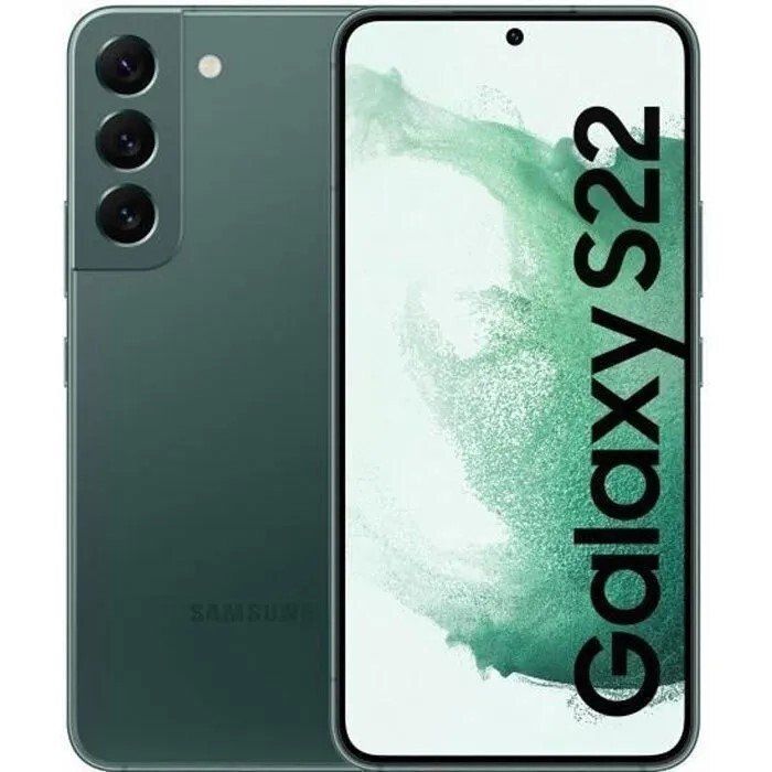 Samsung Galaxy S22 256 Go Vert - vue 2