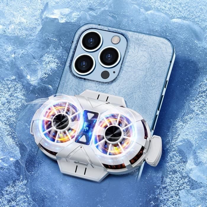 Ventilateur Refroidissement Smartphone - 4000 RPM - Pince Télescopique - USB