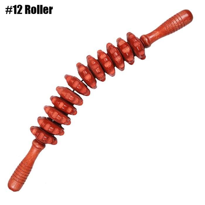 Rouleau De Massage Manuel Yeory – 12 Roues, 360°, Anti-cellulite – Pour Jambes, Pieds Et Cuisses – Léger Et Portable !