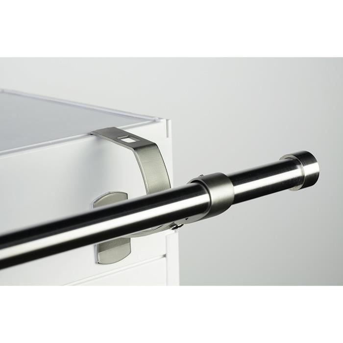 Support De Tringles à Rideaux Sans Perçage 2 Supports Nickel Mat Sans Percage Pour Tringle A Rideaux O 28mm Achat Vente Support Tringle Cdiscount