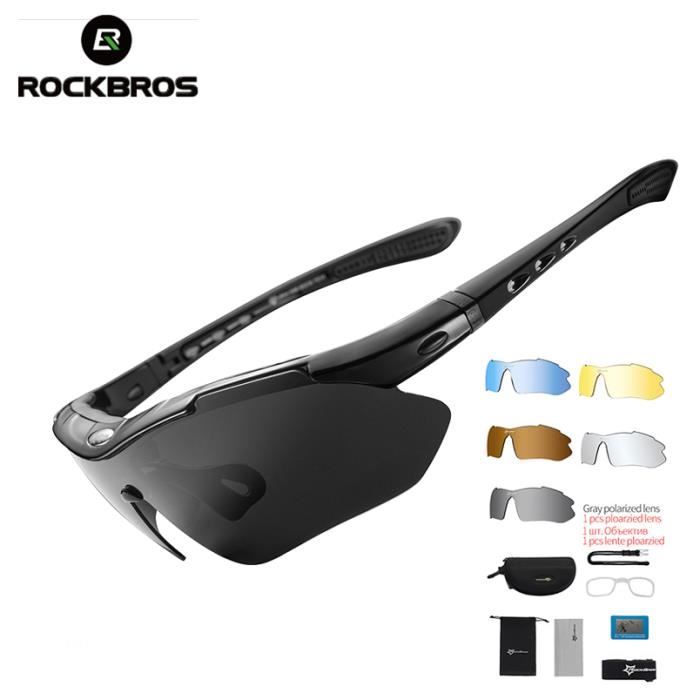 ROCKBROS Polarisé Photochromiques Cyclisme Lunettes De Vélo Lunettes Outdoor Sports Mountain bike