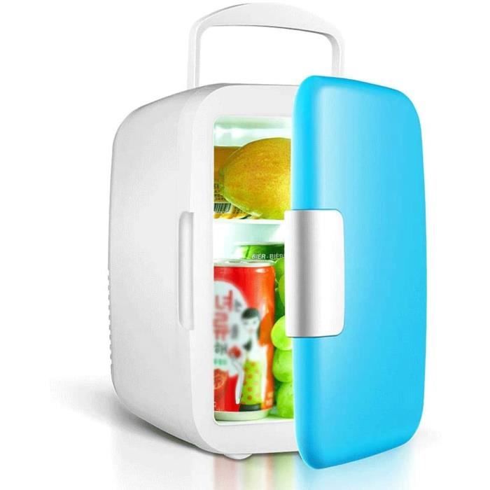 Mini-réfrigérateur Portable – Noir, Compact, Pour Bureau, Voiture Ou Chambre