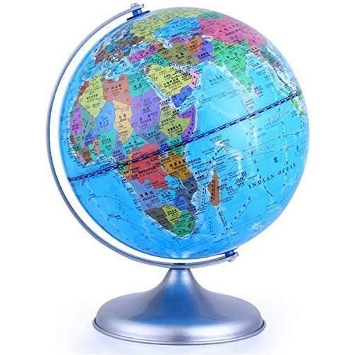 Globe éducatif 14cm RIGWIG – Carte Du Monde 2025, Cadeau étudiant