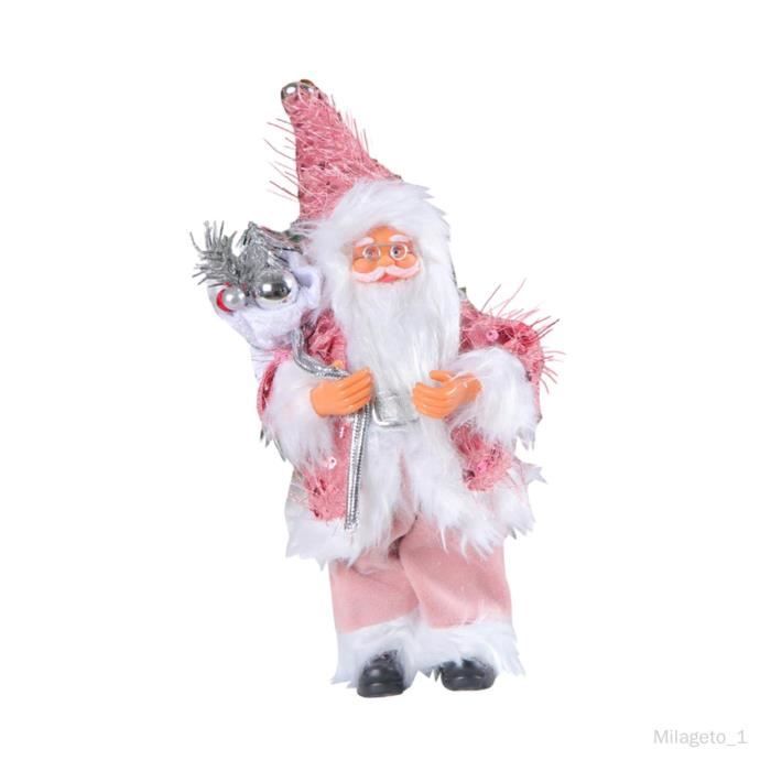 Figurine Du Père Noël Debout, 26cm, Pour La Maison, Les Anniversaires, Les Vacances, Décoration