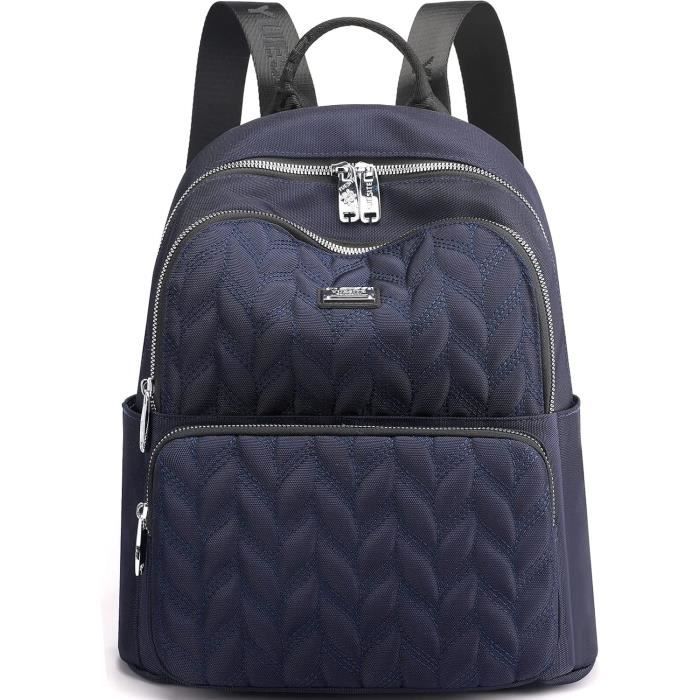 Sac à Dos En Cuir PU Pour Femmes, Sac à Bandoulière D'école à La Mode Pour Filles, Sac à Dos Multi-poches, Sac De Jour De Voyage Pour Femmes