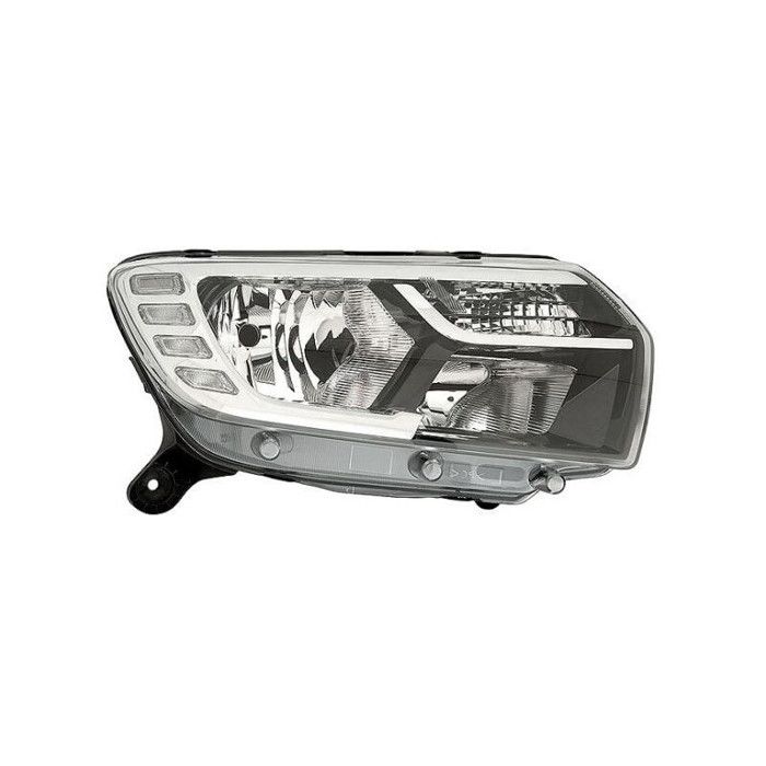 Optique Avant Droit (phare) Pour Dacia Sandero 1 - Occasion En Bon état, Feu Clignotant Inclus