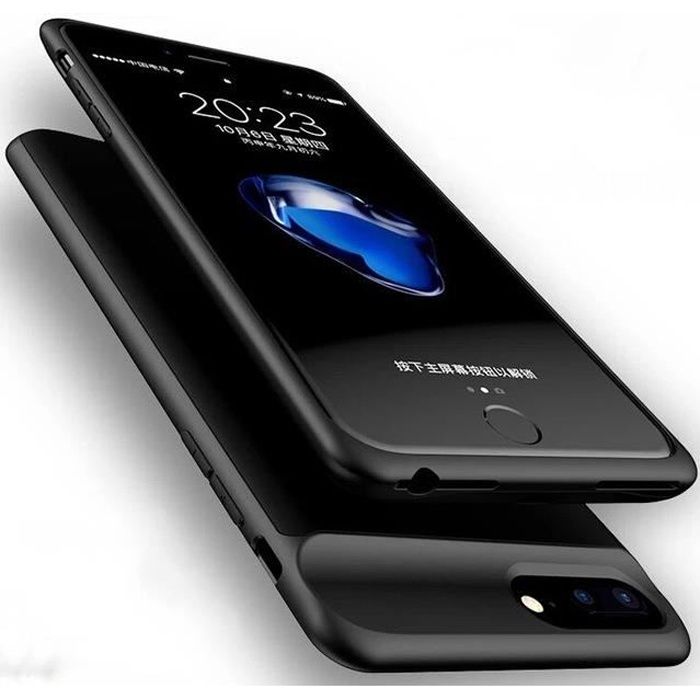 HUOBAO Coque de batterie pour iPhone 6 Plus//6s Plus//7 Plus//8 Plus batterie rechargeable pour iPhone 6 Plus//6s Plus//7 Plus//8 Plus étui de protection portable 6500 mAh 5,5 Coque de chargement