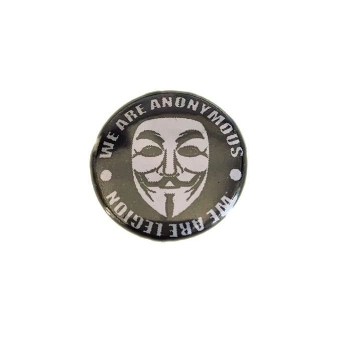 MALALPHA pins Badge Anonymous we are Legion