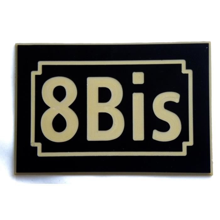 Plaque Gravee Numero De Rue Maison Personnalisee Plaque 150 X 100 Mm