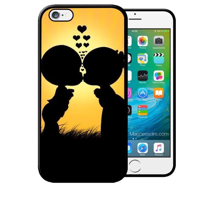 Coque Iphone 6 4 7 6s Tendre Bisous Bebe Swag Etui Housse Bumper Cdiscount Telephonie
