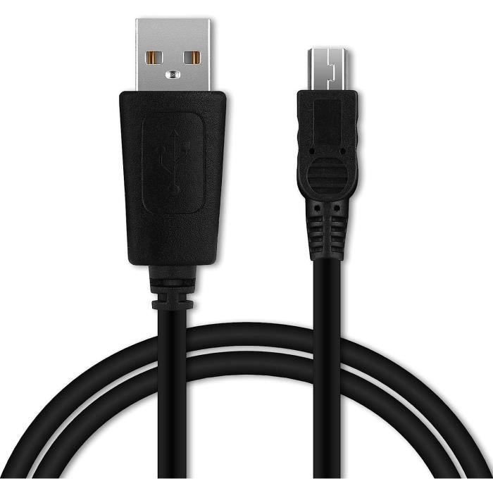 Câble Usb Mini Usb 2.0 1A Transfert Données Pour Appareil Canon Eos 4000D 2000D 200D 80D 700D 600D 6D Mark Ii 5D Mark Iii Eos[O775]
