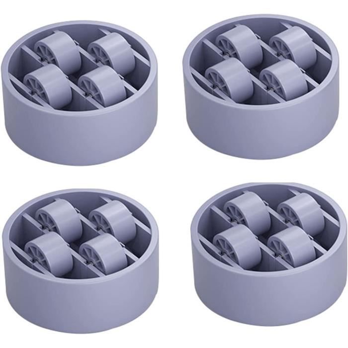 Pieds de Machine à Laver Antidérapants,Socle lave linge Tapis anti vibration machine a laver