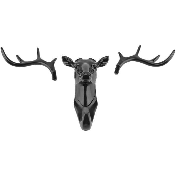 Crochet Tête De Cerf Vintage - Support Mural Décoratif Pour Chapeaux, Vêtements Et Clés