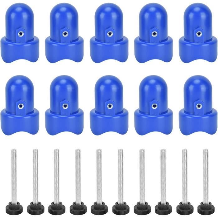 Lot De 6 Manchons De Protection Pour Poteaux De Trampoline - En Mousse Polyéthylène - Longueur 88 Cm - Couleur Bleu - Résistant Aux Intempéries - Sécurité Enfants Et Adultes