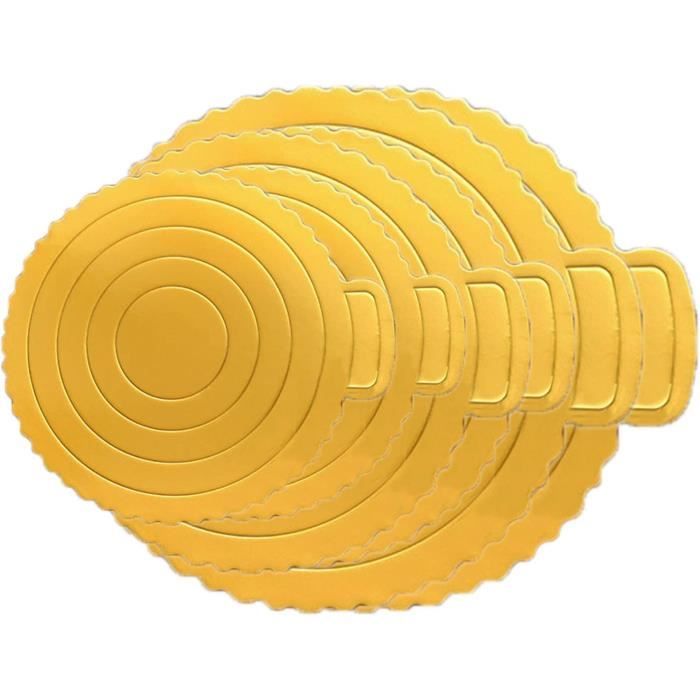 Support Gateau Carton pour Gateau 20cm 25cm 30cm Or Carton Gateau Rond