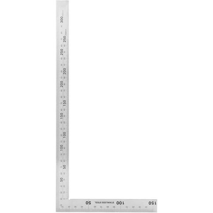 Akozon Grande Règle D'angle Pliante En Aluminium Règle D'angle Carrée Pliante En Aluminium De 24