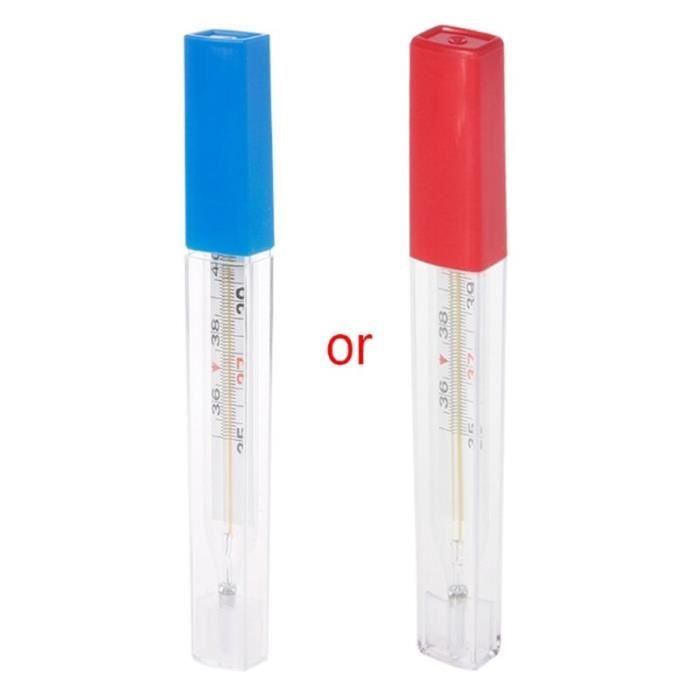 Thermomètre décoratif en verre de Galileo hauteur 33,5cm - Décoration