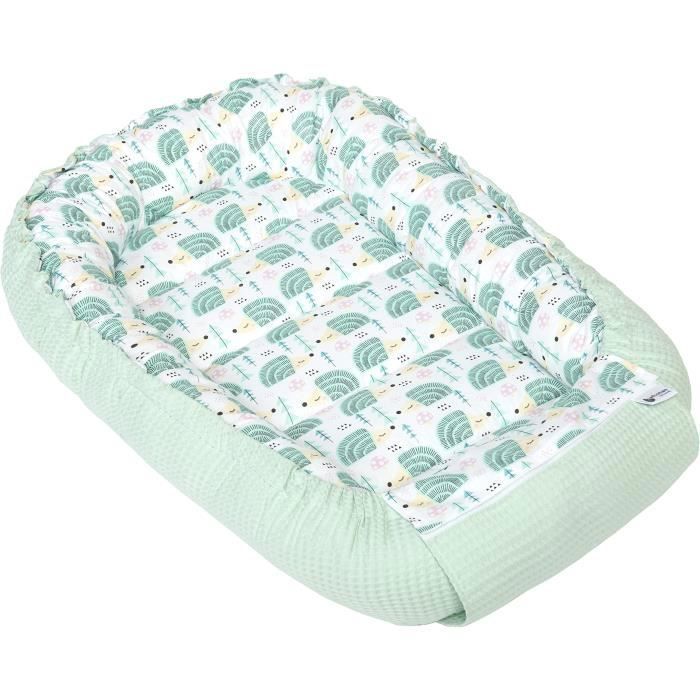 Cocon Bébé Medi Partners 100x60cm - Nid Nouveau-né Coton - Insert Amovible - Sécurité Et Confort