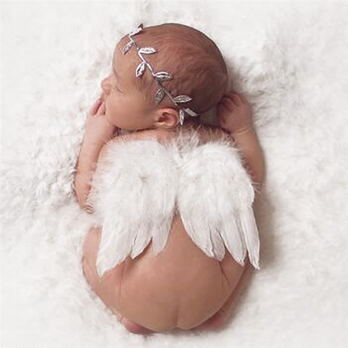 3PCs Nouveau N/é Photographie Accessoires Set B/éb/é Photographie Enveloppe Enfant Doux Couverture /& Bandeau /& Enveloppe Shaggy Zone Tapis Photo Accessoire Pour Gar/çons Filles Blanc