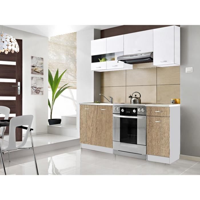 Cedar Mini Cuisine Complete Compacte L 1 8m Plan De Travail Inclus Meubles Ensemble Cuisine Moderne Lineaire Portes Vitrees Achat Vente Cuisine Complete Cedar Mini Cuisine