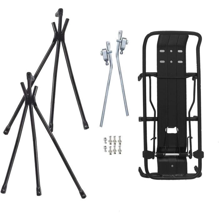Tubiaz Porte Bagage Vélo Arrière Universel ,Réglable Porte Bagages Velo Vtt Transporteur Tige De Selle Avec Reflecteur Ailecharge Capacite 50kg 85792686