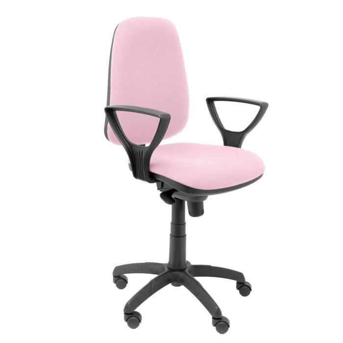 Fauteuil De Bureau Ergonomique Avec Mecanisme Synchro Et Hauteur Reglable Siege Et Tissu Rembourre En Tissu Bali Rose Arms Fixes Achat Vente Chaise De Bureau Soldes Sur Cdiscount