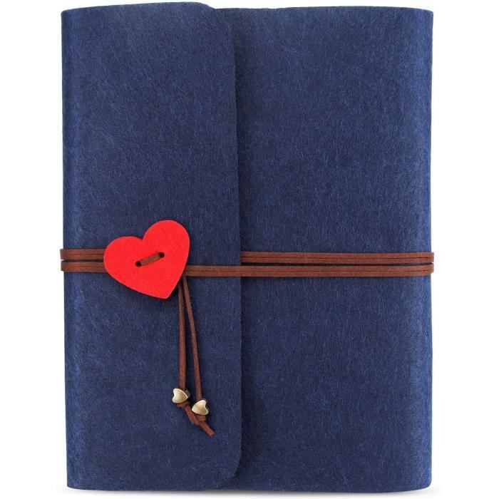 ONEDERZ Album PhotoTraditionnel Pages Noires Vierge Scrapbooking 10x15